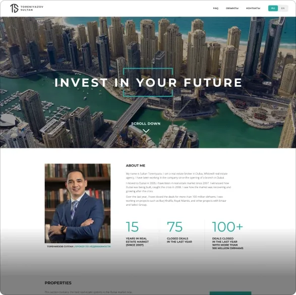 Real estate website
